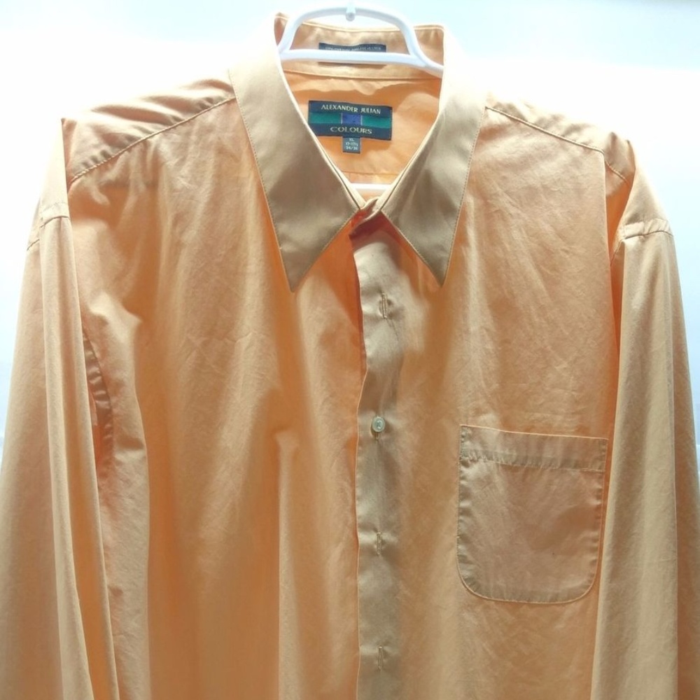 ALEXANDER JULIAN Colours Coral Button Down Shirt
